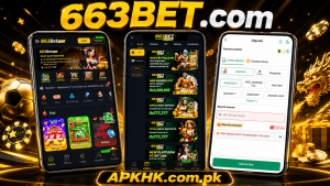 663Bet Game APK official Android app interface with home screen, login page, promotions, and latest features