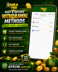 Golo789 Withdrawal Method