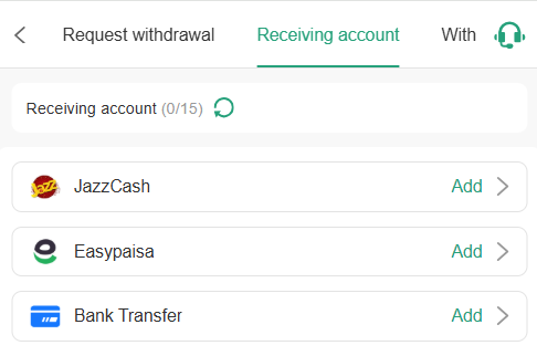 Withdrawal options